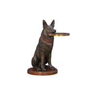 German Shepherd Accent Table