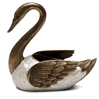 Mother Of Pearl Swan